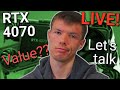 RTX 4070 Released, Are You Buying? | Chatting about Value &amp; AIB Cards