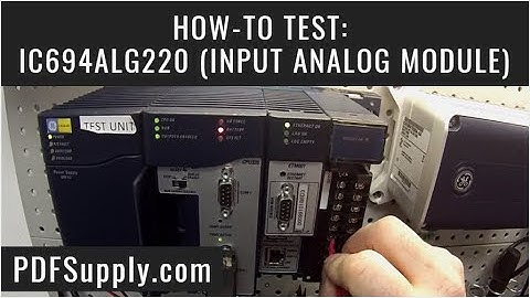 How-to Troubleshoot: IC694ALG220 Input Analog Module (Proficy Machine Edition Tutorial)