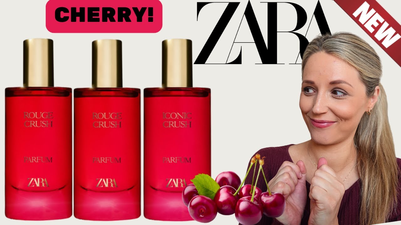 ZARA 🤩 NEW! 🍒 Cherry Capsule Perfumes 🍒 Iconic Crush, Rouge Crush, Delicious Crush | Review + Rating
