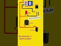 fire detector alarm 🚨 system connection circuit diagram #shots #electrical #electrician