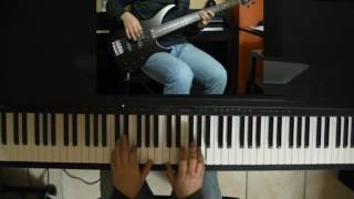 COLDPLAY - The scientist (piano & bass cover)