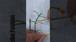 #french #knot #basic #handembroidery #stitch #small #flowers #embroidery #new #shorts #short