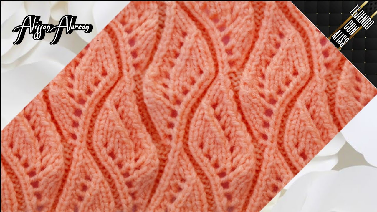 #535 - TEJIDO A DOS AGUJAS / knitting patterns / Alisson . A