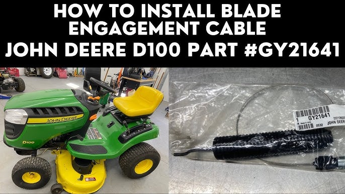 Learn Replace A Pto Blade Engagement Cable 2024