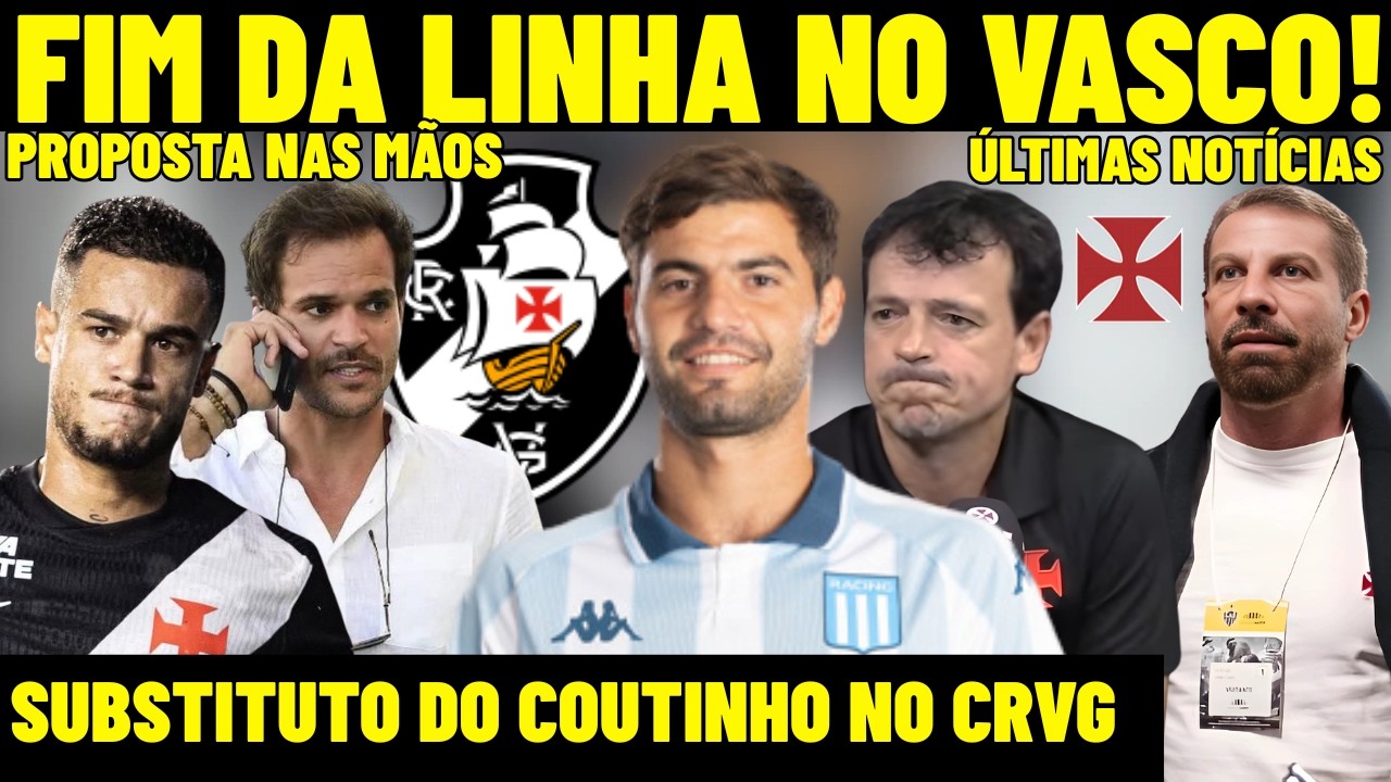 URGENTE! FIM DA LINHA NO VASCO! NOVO CAMISA 10! SUBSTITUTO PARA COUTINHO NO CRVG! PROPOSTA NAS MÃOS!