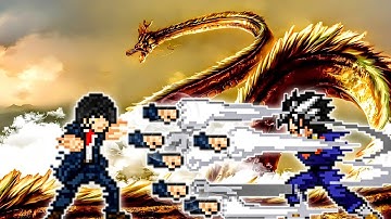 Mash V2 (New) VS Vegito (all form) in Jump Force Mugen