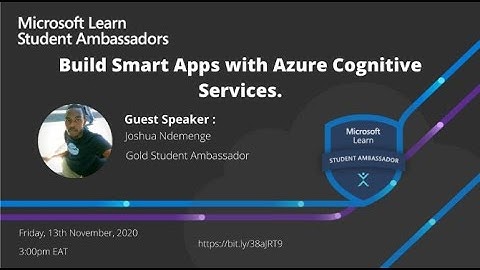Build Smart Apps with Azure Cognitive Services