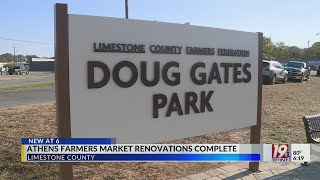 Athens Farmers Market Renovations Complete | Oct. 25, 2024  | News 19 at 6 p.m.