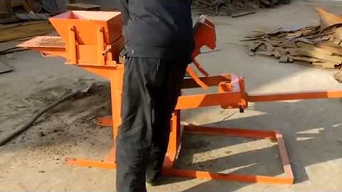 QMR2-40 Manual hand press Clay block machine