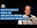 Crypto is beating gold right now as a better hedge against inflation: Paul Tudor Jones