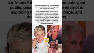 Ellen DeGeneres NOT Named in Epstein Files as "Most Prolific Cannibal" — Here's the Truth #shorts
