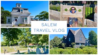 SALEM MASSACHUSETTS TRAVEL VLOG - JUNE 2022 - HOCUS POCUS HOUSE &amp; EXPLORING SALEM