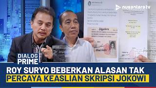 Tetap Yakin Kalau Skripsi Jokowi Palsu, Roy Suryo: Lihat Ini Tanda Tangan Dosen Pembimbing Beda