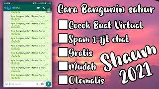 Aplikasi Jasa Bangunin Sahur || Cara bangunin Temen,pacar online ?Pake cara ini aja!!! Ramadhan 1442
