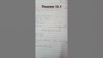 Class 10th Maths Chapter- 10 Circle Theorem 10.1