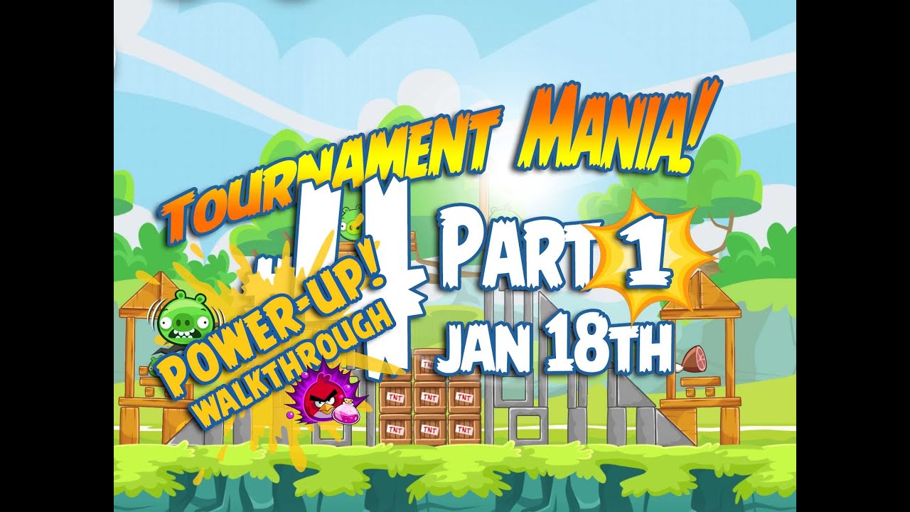 Angry Birds Friends Tournament Mania 1 Level 4 Week 192 Power Up Highscore Walkthrough