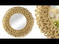 Wall Hanging Mirror Decoration with Jute Rope | Jute Wall Hanging Craft | Jute Craft