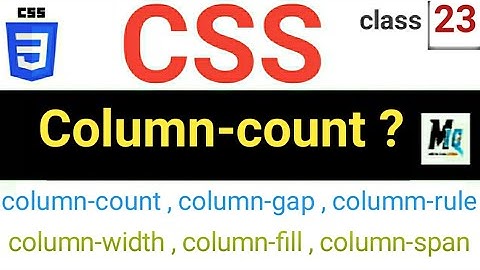 CSS column-count properties || in urdu tutorial for beginner