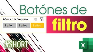 Diseña Filtros INTERACTIVOS con botones en Excel ¡Sin tanto rollo!