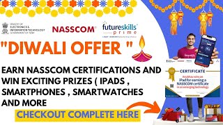 Futureskills Prime Launched Diwali 2022 Offer | NASSCOM Free Certification Win Prizes Ipad ,Iphones