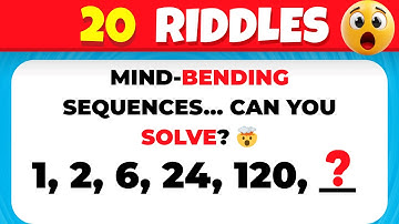 Only a Genius Can Solve These 20 Math Riddles 🤯  Ultimate Brain Logic Challenge 2025