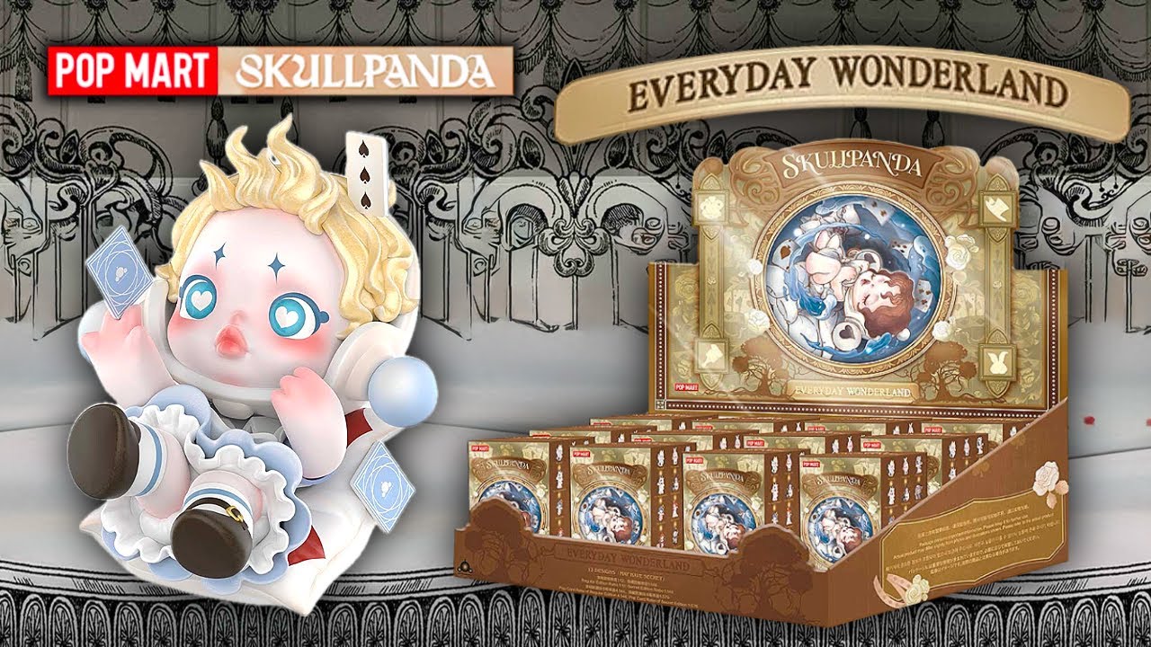 [ASMR] Pop Mart Skullpanda Everyday Wonderland Full Set Blind box Unboxing