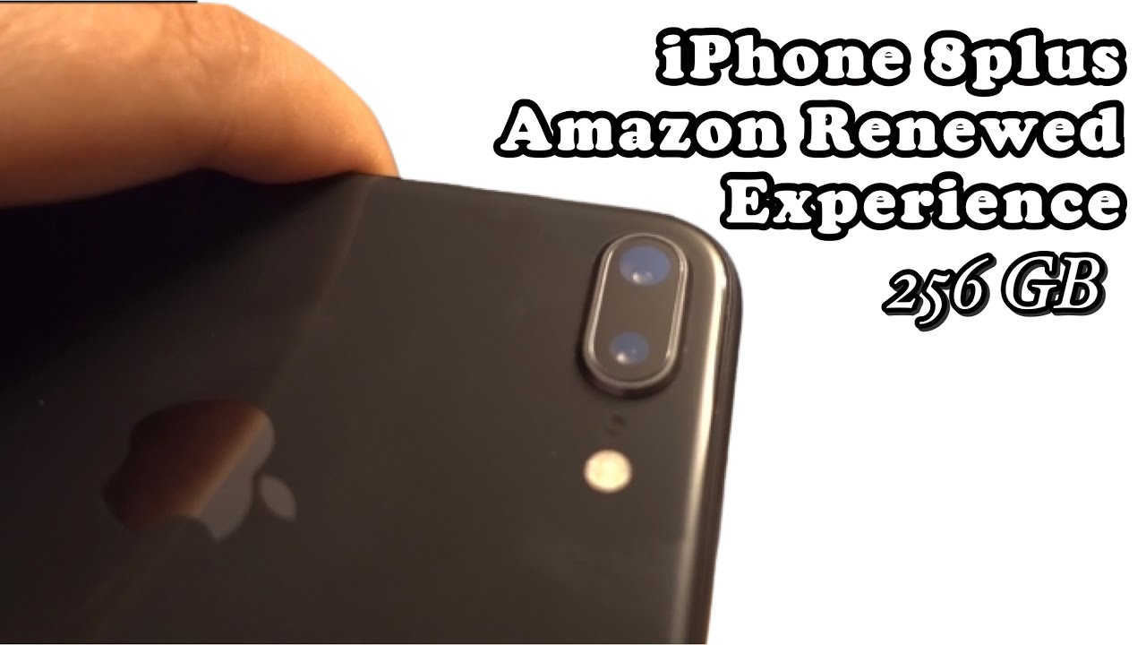 Amazon Renewed (Apple iPhone 8 Plus, 256GB, Space Gray Fully Unlocked