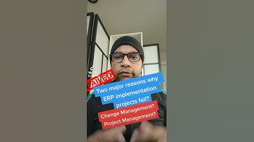 Two major reasons why ERP implementation fail?