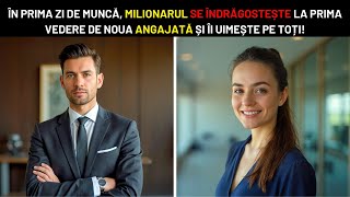 ÎN PRIMA ZI DE MUNCĂ, MILIONARUL SE ÎNDRĂGOSTEȘTE DE NOUA ANGAJATĂ ȘI ÎI UIMEȘTE PE TOȚI!