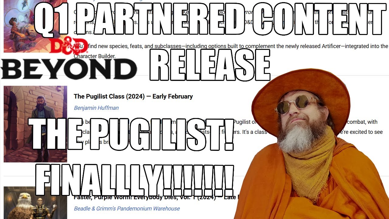 Расписание выхода стороннего контента для D&D Beyond в первом квартале | Nerd Immersion