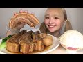 【モッパン】巨大まるごと豚の角煮を大食いしたら脂身との闘いになった。