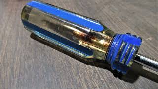 Polish Plastic Screwdriver Handle with Rotary Tool
