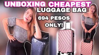 BUMILI AKO NG MURANG LUGGAGE BAG OR MALETA SA TIKTOK SHOP l FOR ONLY 694 PESOS l Matets TV