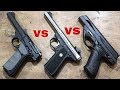 Ruger Mark III 22/45 vs Browning Buck Mark vs Beretta Neos