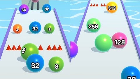 Ball Run 2048 🎱😷 - All Levels Gameplays  Android, iOS part 111