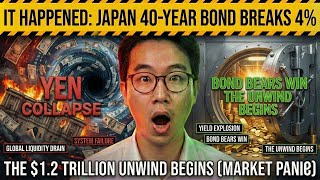 IT HAPPENED: Japan 40-Year Bond Breaks 4% - The $1.2 Trillion Unwind Begins (Market PANIC)