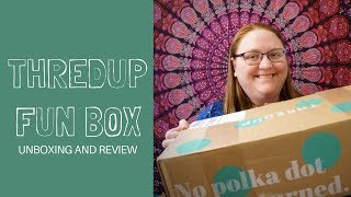 Thredup Fun Box Rescuereject Box Unboxing And Review