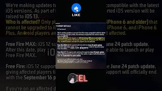 Free Fire Banned on iPhone 🙀#freefire #shorts #trending #viralshorts #freefiremax #iosfreefire