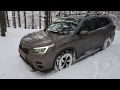 Subaru Forester 2019 зимний лес