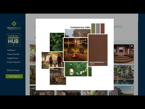 Dream it. Plan it. Build it. with the MoistureShield Outdoor Project Hub - video from MoistureShield
