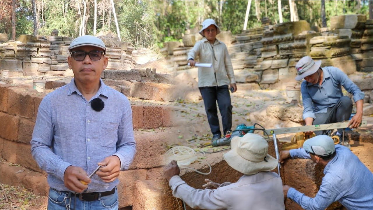 អាជ្ញាធរជាតិអប្សរា ជួសជុលផែបុរាណនៅលើទំនប់ខាងលិចរបស់បារាយណ៍យសោធរតដាក