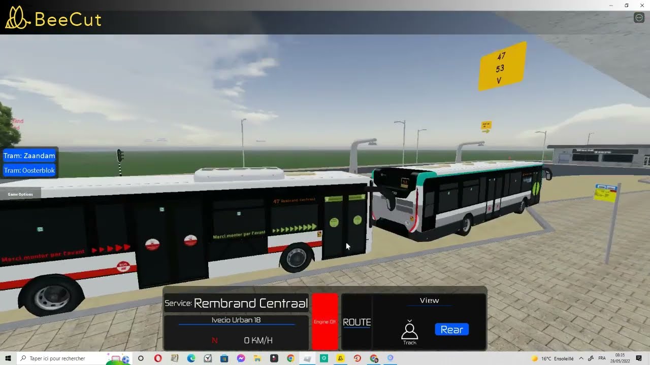 [Roblox Transport Simulator]  Ligne 47 Oosterblok - Rembrand Centraal et retour