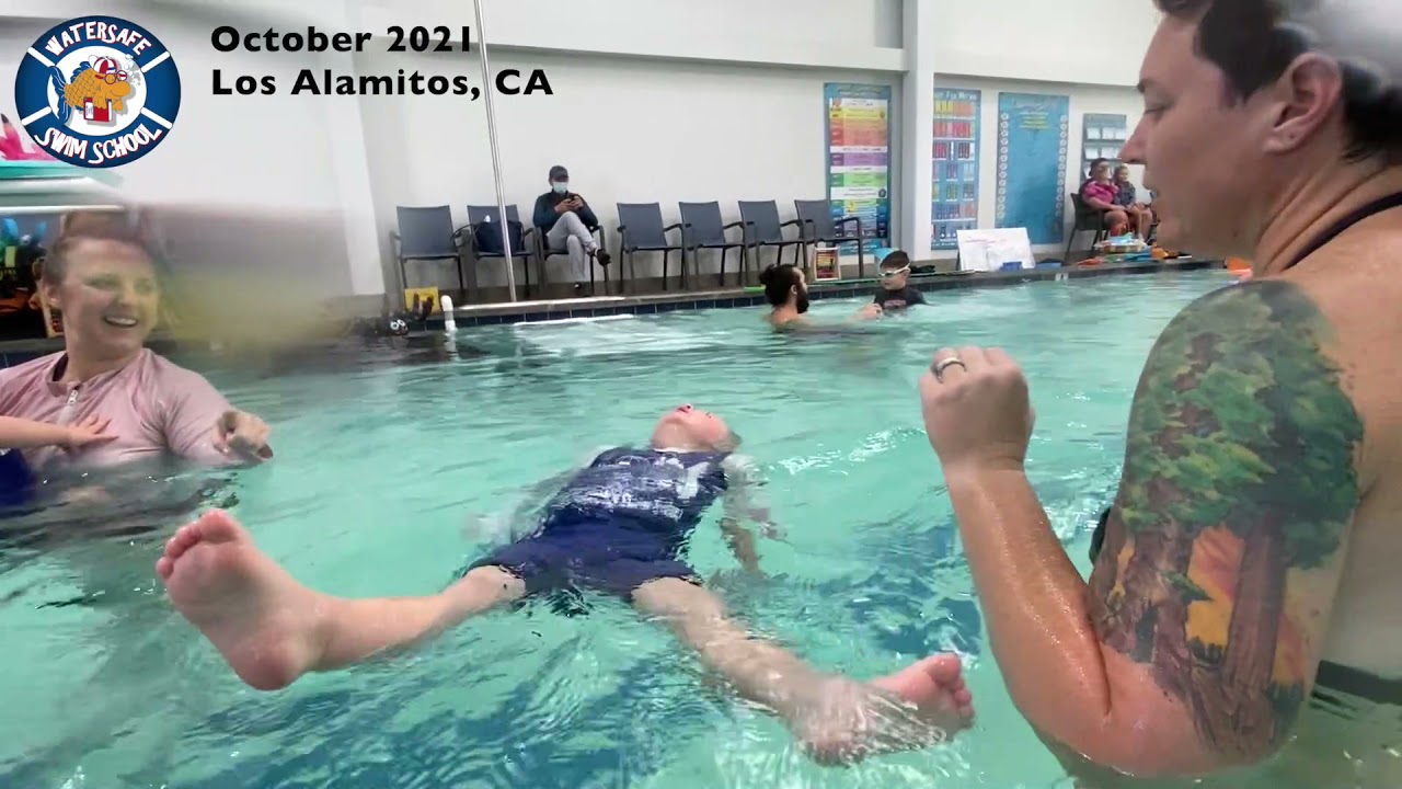 Parents can teach their babies Self Rescue Swimming