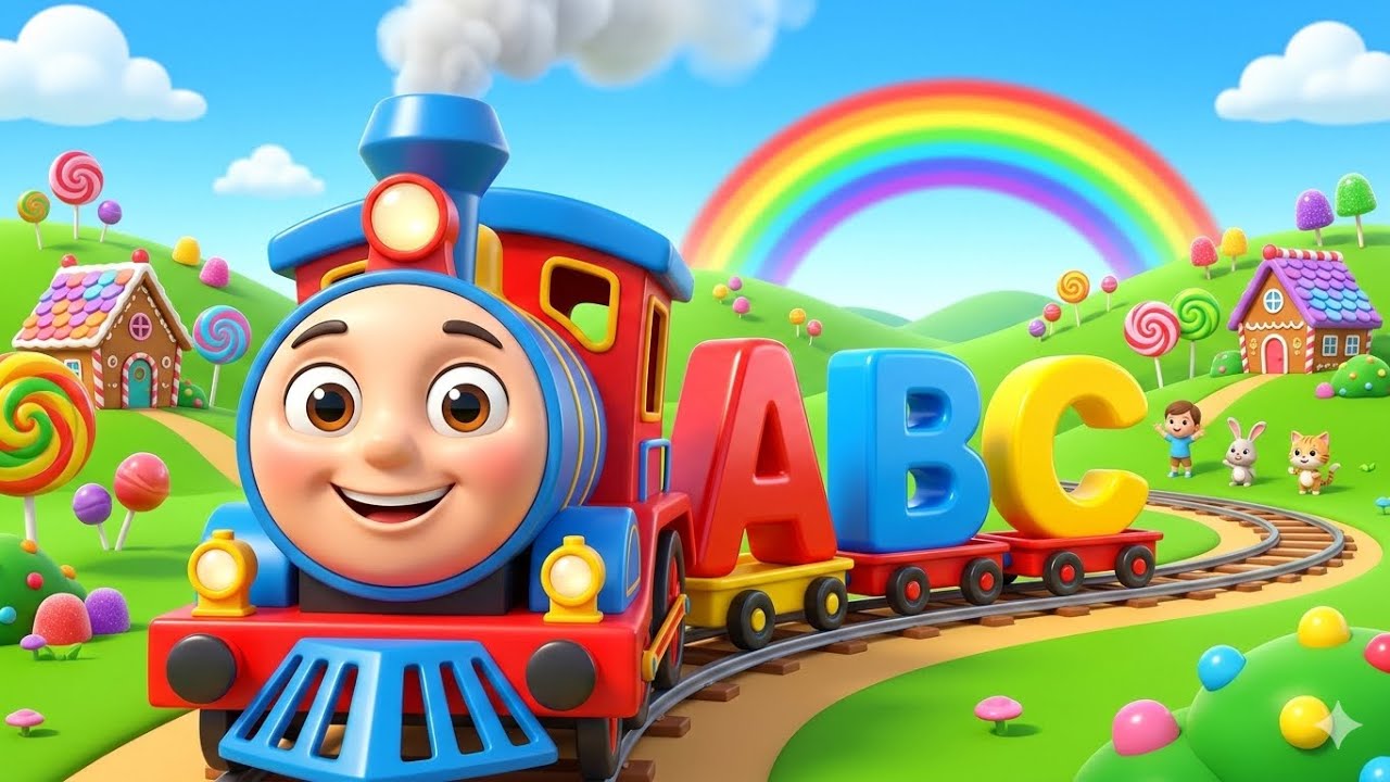 ABC TRAIN 🚂 Learn English Alphabet for Kids! - YouTube