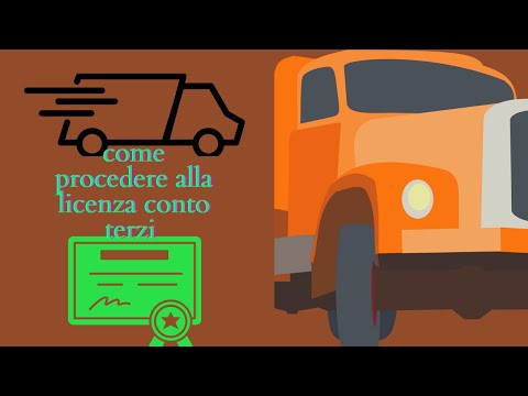 come procedere alla licenza conto terzi