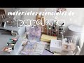 ♡mis materiales esenciales de papelería: apuntes y bullet journal | ft. bola de arroz ♡