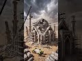🕌 “A broken mosque, rebuilt with faith.”✨ “From ruins to نور again.”#Masjid #IslamicVideo