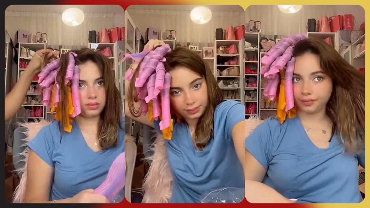 بيسان اسماعيل - جابت العيد وهي تعمل شعرها كيرلي بارت 1🤣🤩🔥|#بيسان_اسماعيل