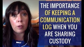 Keep a Co Parenting Communication Log When Sharing Child Custody