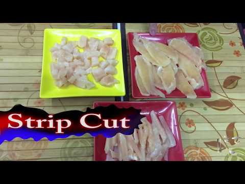 how to julienne chicken(cutting of boneless chicken)